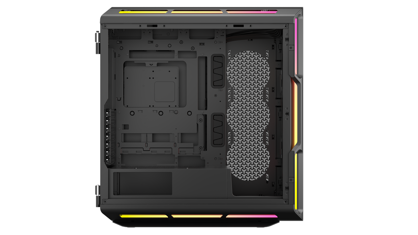 Corsair - Caixa E-ATX Corsair 5000T LX ARGB Preto Vidro Temperado