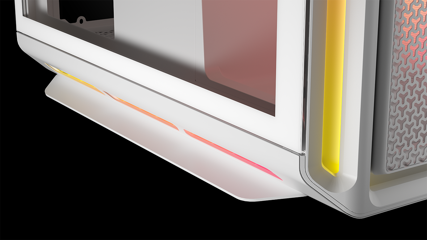 Corsair - Caixa E-ATX Corsair 5000T LX ARGB Branca Vidro Temperado