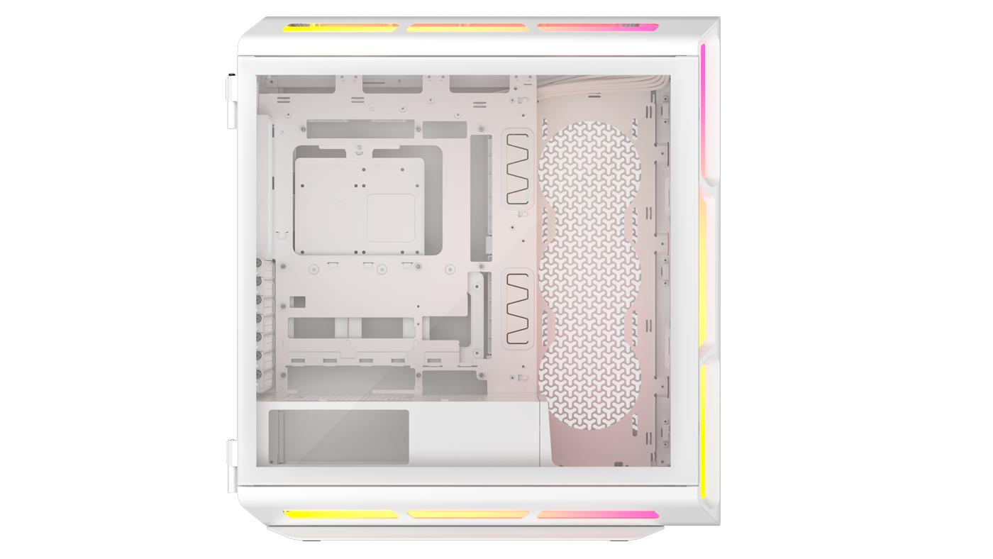 Corsair - Caixa E-ATX Corsair 5000T LX ARGB Branca Vidro Temperado