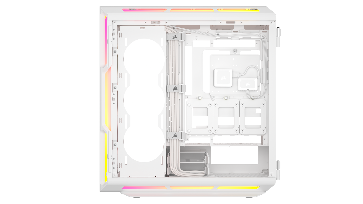 Corsair - Caixa E-ATX Corsair 5000T LX ARGB Branca Vidro Temperado