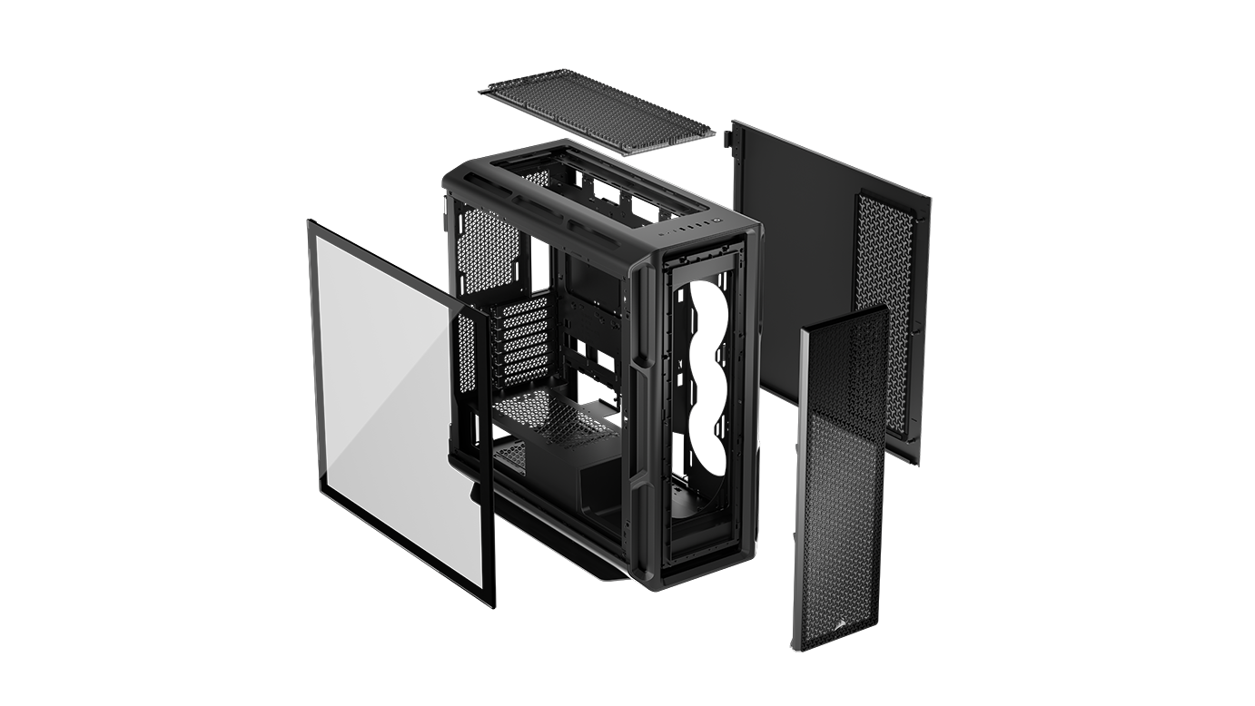 Corsair - Caixa E-ATX Corsair 5000T Preto Vidro Temperado