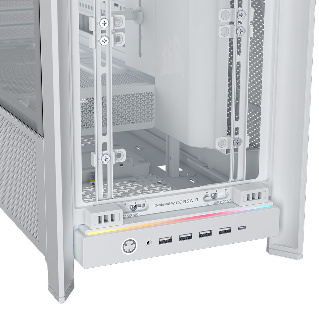 Corsair - Caixa E-ATX Corsair Frame 5000D RS Airflow Branca Vidro Temperado