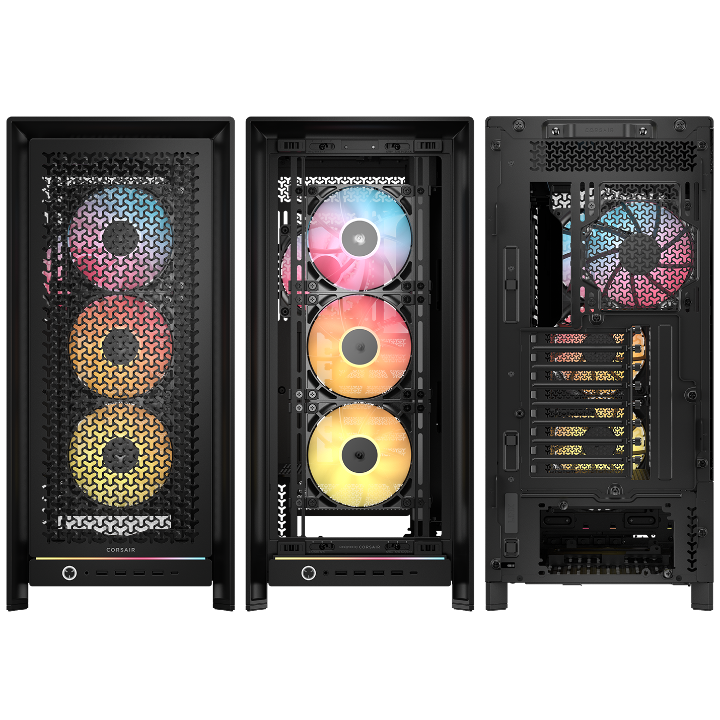 Corsair - Caixa E-ATX Corsair Frame 5000D RS ARGB Airflow Preto Vidro Temperado