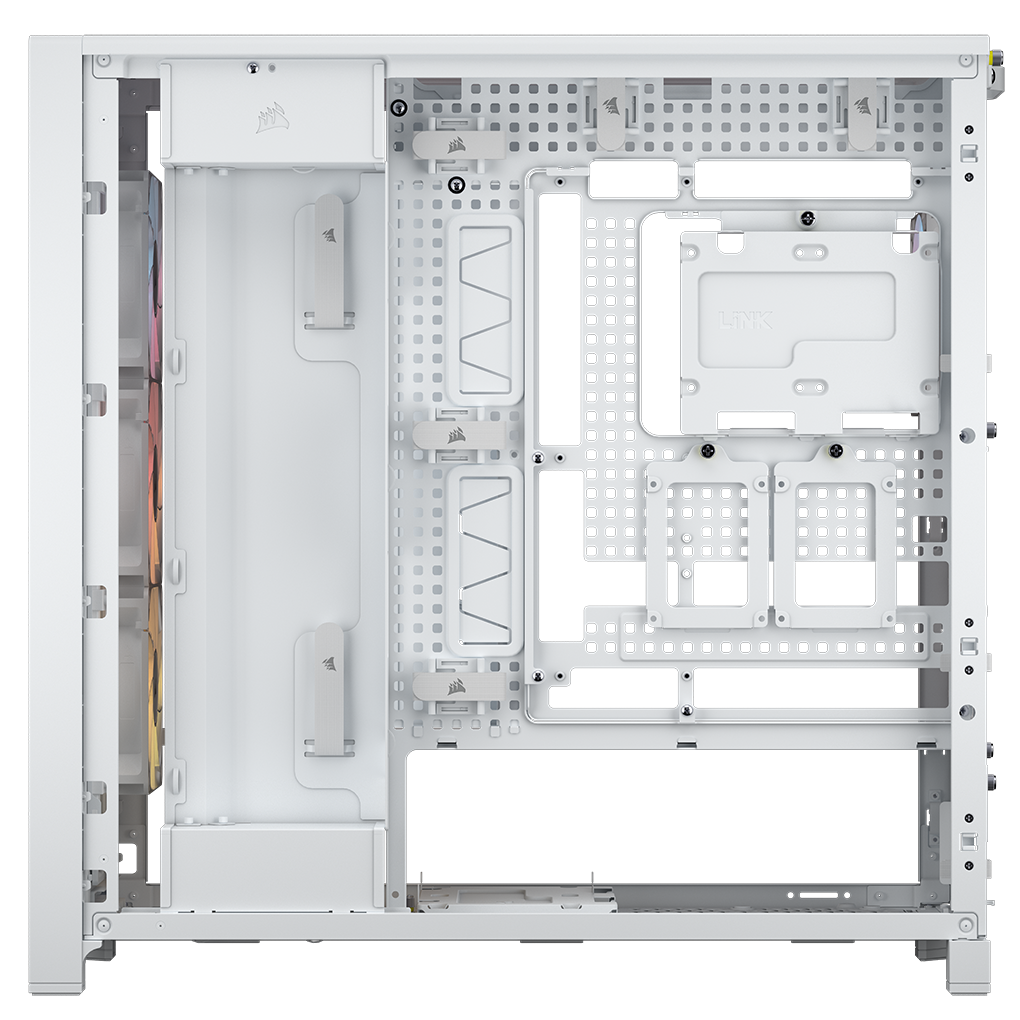 Corsair - Caixa E-ATX Corsair Frame 5000D RS ARGB Airflow Branca Vidro Temperado