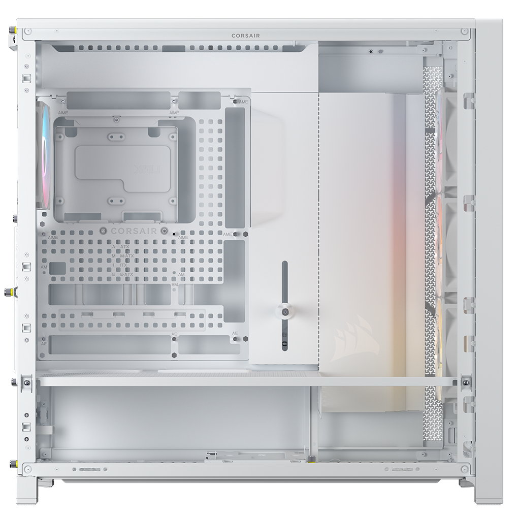 Corsair - Caixa E-ATX Corsair Frame 5000D RS ARGB Airflow Branca Vidro Temperado