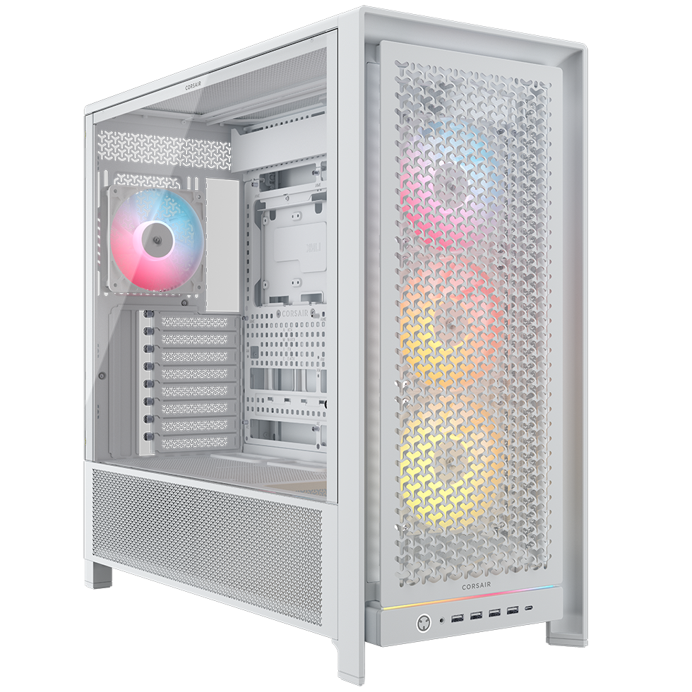 Picture of Picture of Caixa E-ATX Corsair Frame 5000D RS ARGB Airflow Branca Vidro Temperado