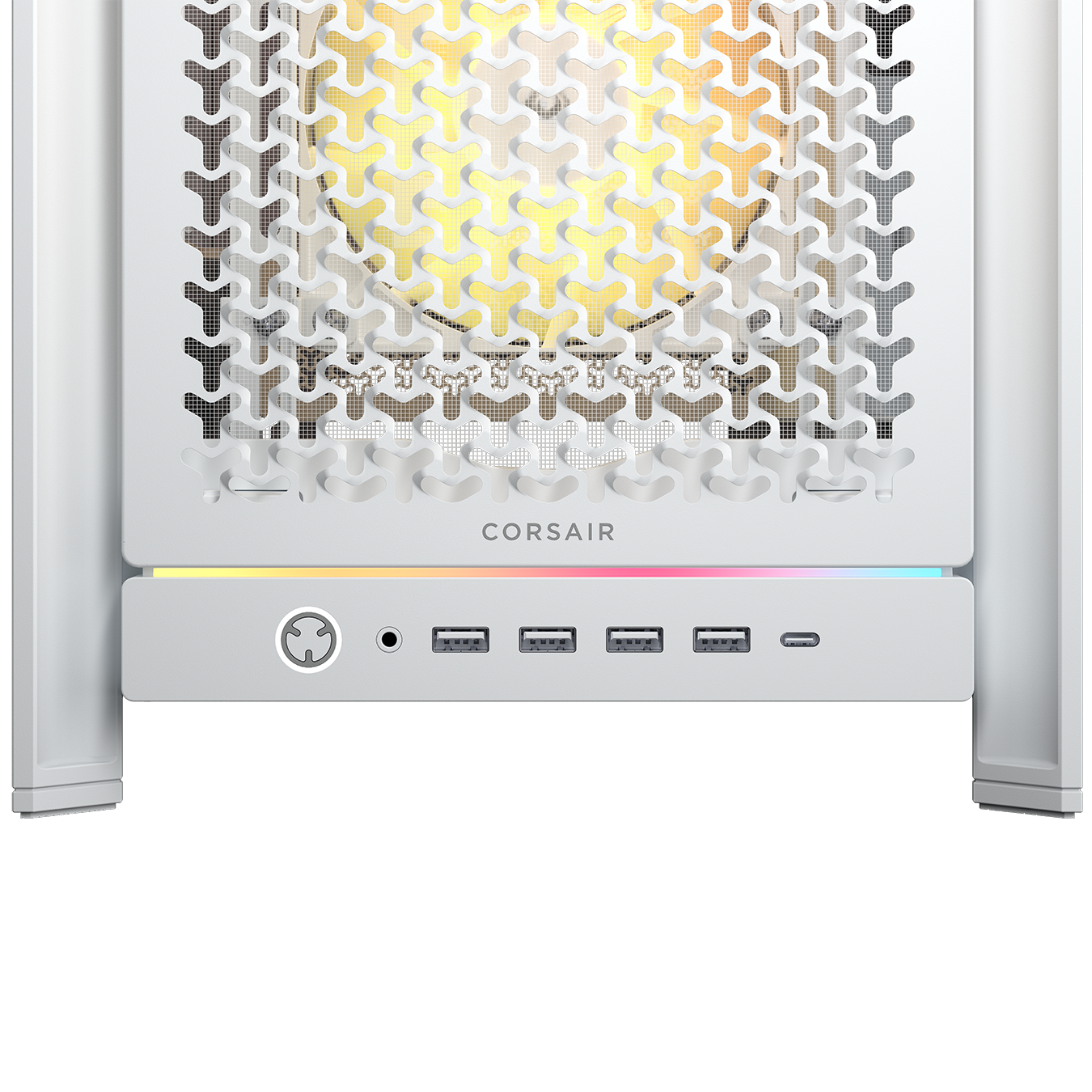 Corsair - Caixa E-ATX Corsair Frame 5000D RS ARGB Airflow Branca Vidro Temperado