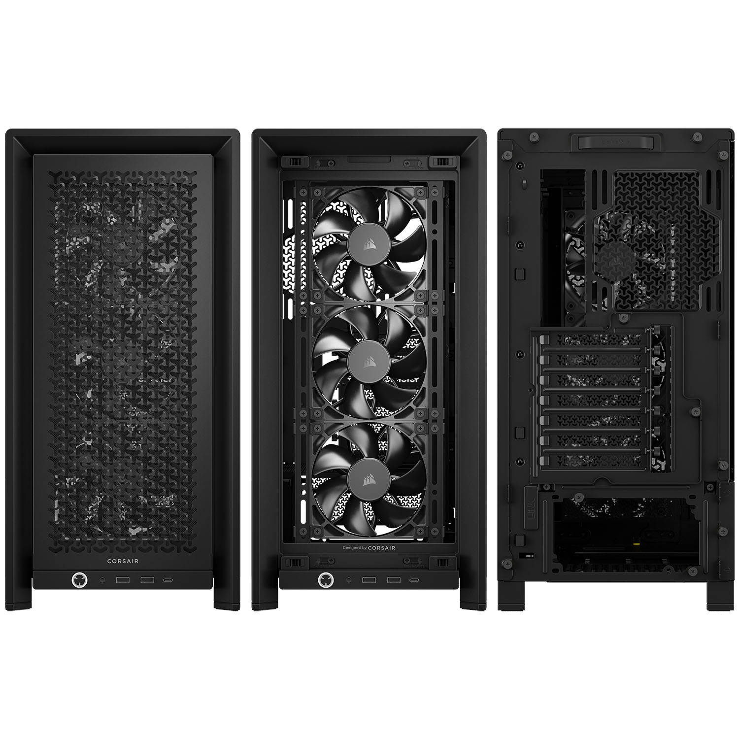 Corsair - Caixa E-ATX Corsair 4000D RS Airflow Preto Vidro Temperado