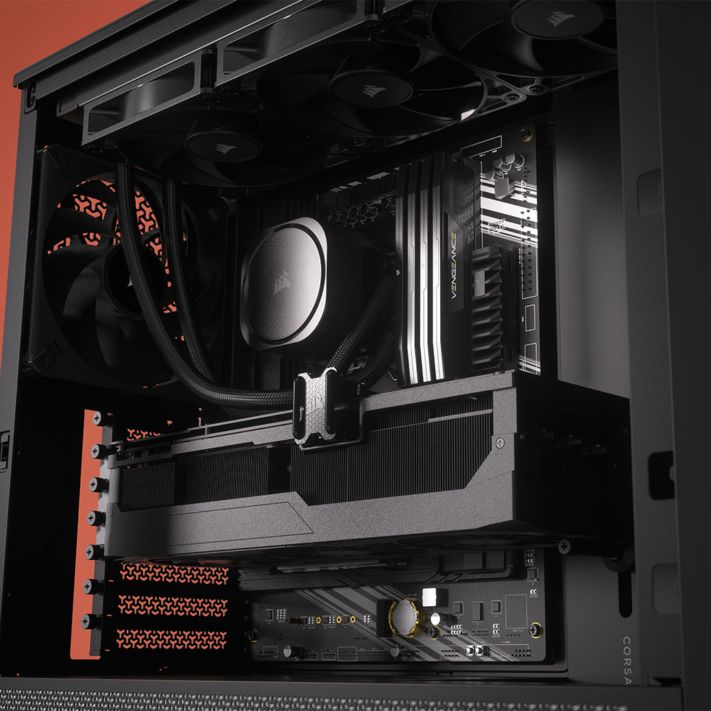 Corsair - Caixa E-ATX Corsair 4000D RS Airflow Preto Vidro Temperado