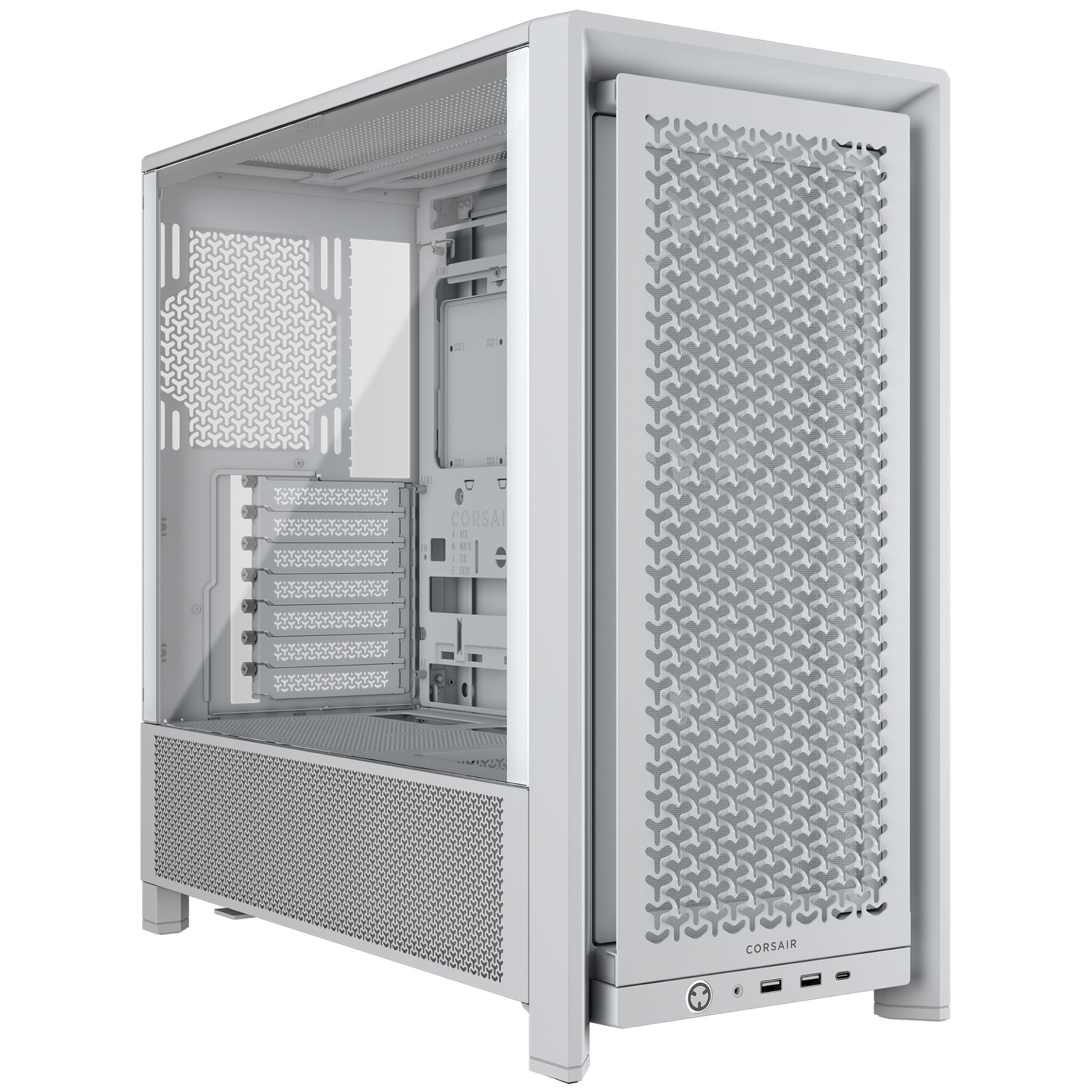 Picture of Picture of Caixa E-ATX Corsair 4000D RS Airflow Branca Vidro Temperado