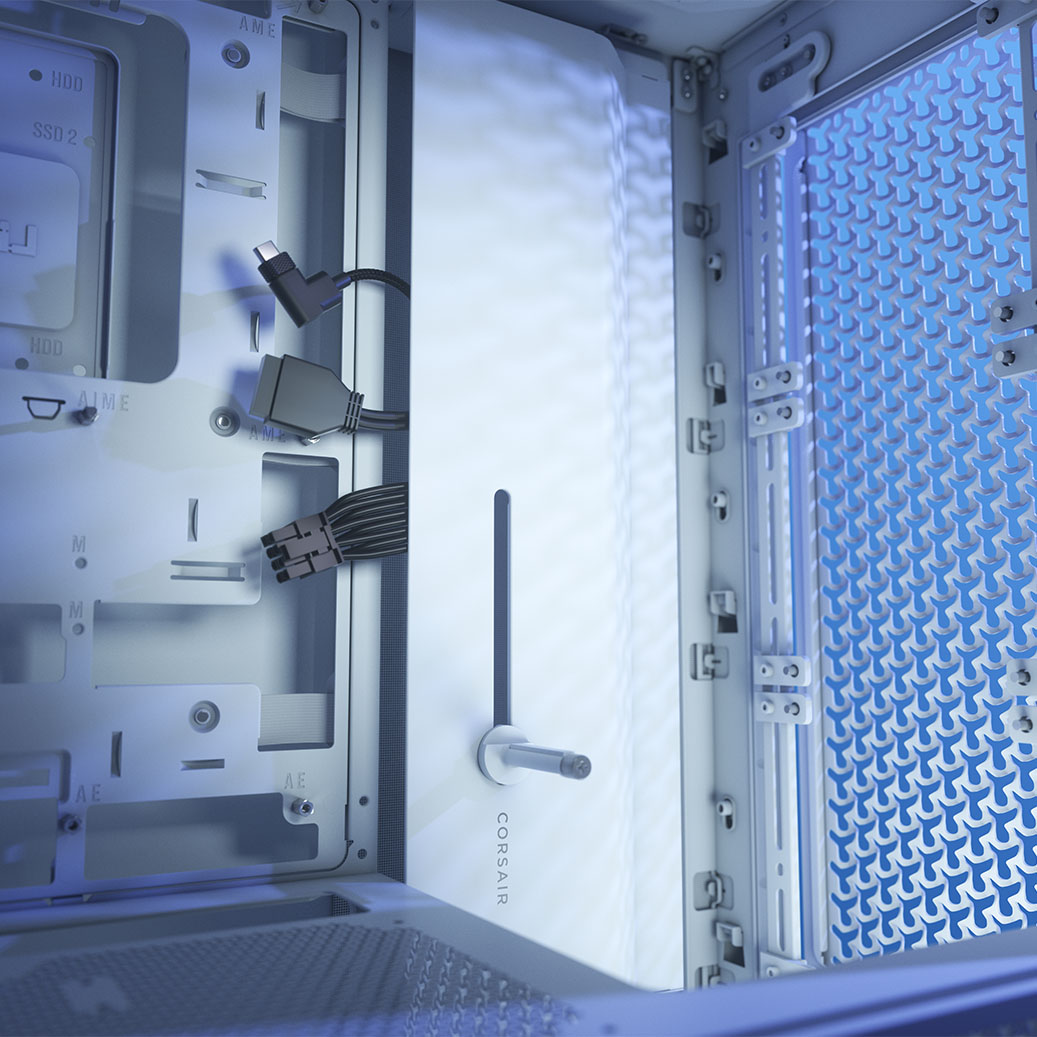 Corsair - Caixa E-ATX Corsair 4000D RS Airflow Branca Vidro Temperado