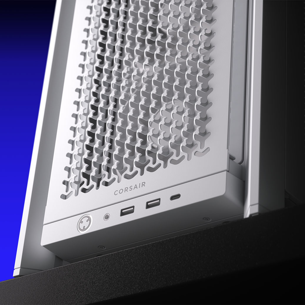 Corsair - Caixa E-ATX Corsair 4000D RS Airflow Branca Vidro Temperado