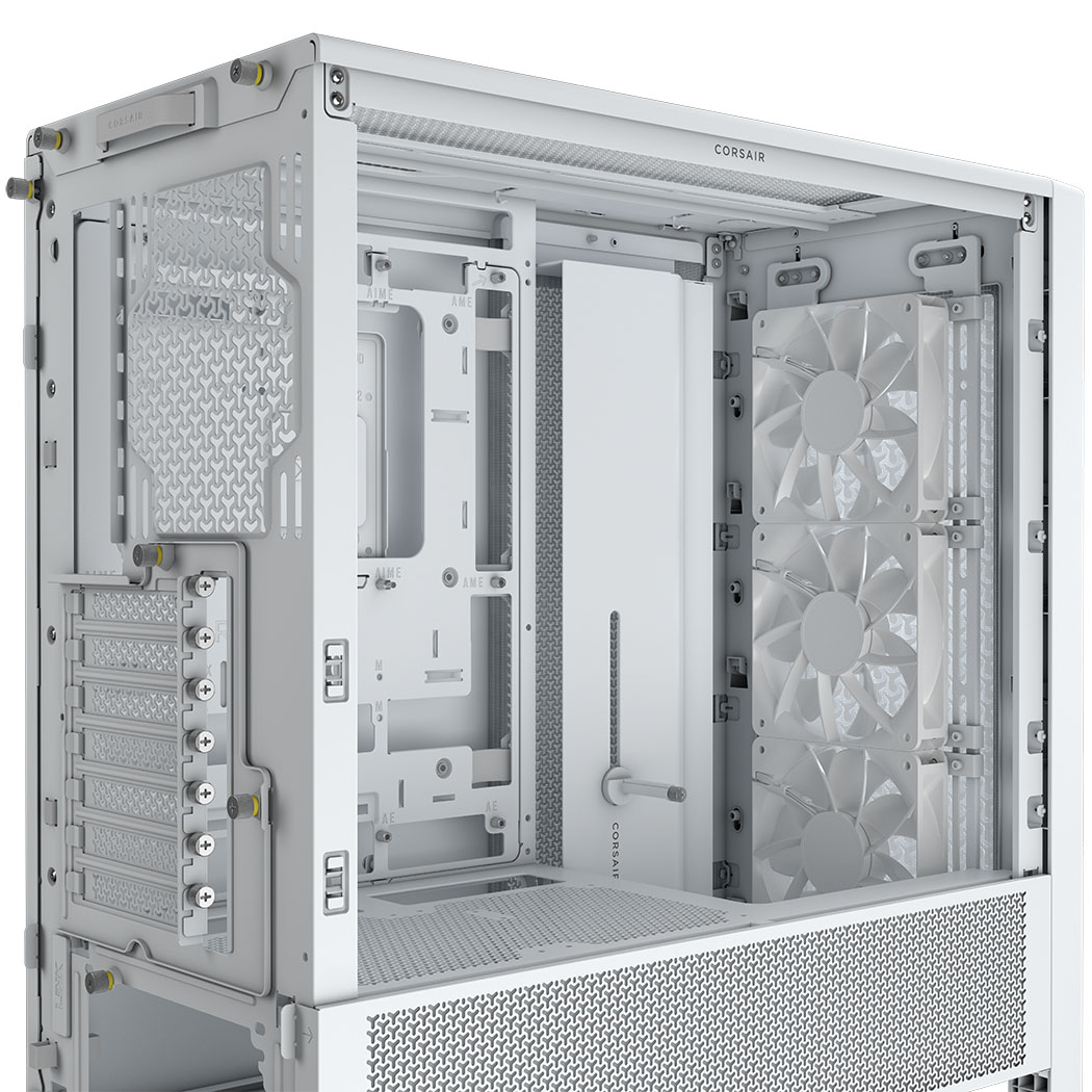 Corsair - Caixa E-ATX Corsair 4000D RS Airflow Branca Vidro Temperado