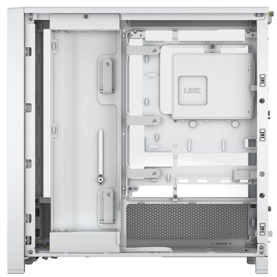 Corsair - Caixa E-ATX Corsair 4000D RS Airflow Branca Vidro Temperado