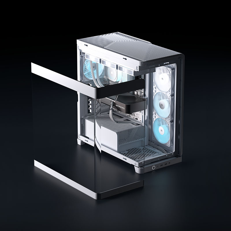 Corsair - Caixa E-ATX Corsair 4500X RS-R ARGB Branca Vidro Temperado