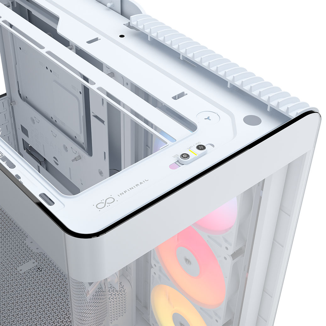 Corsair - Caixa E-ATX Corsair 4500X RS-R ARGB Branca Vidro Temperado