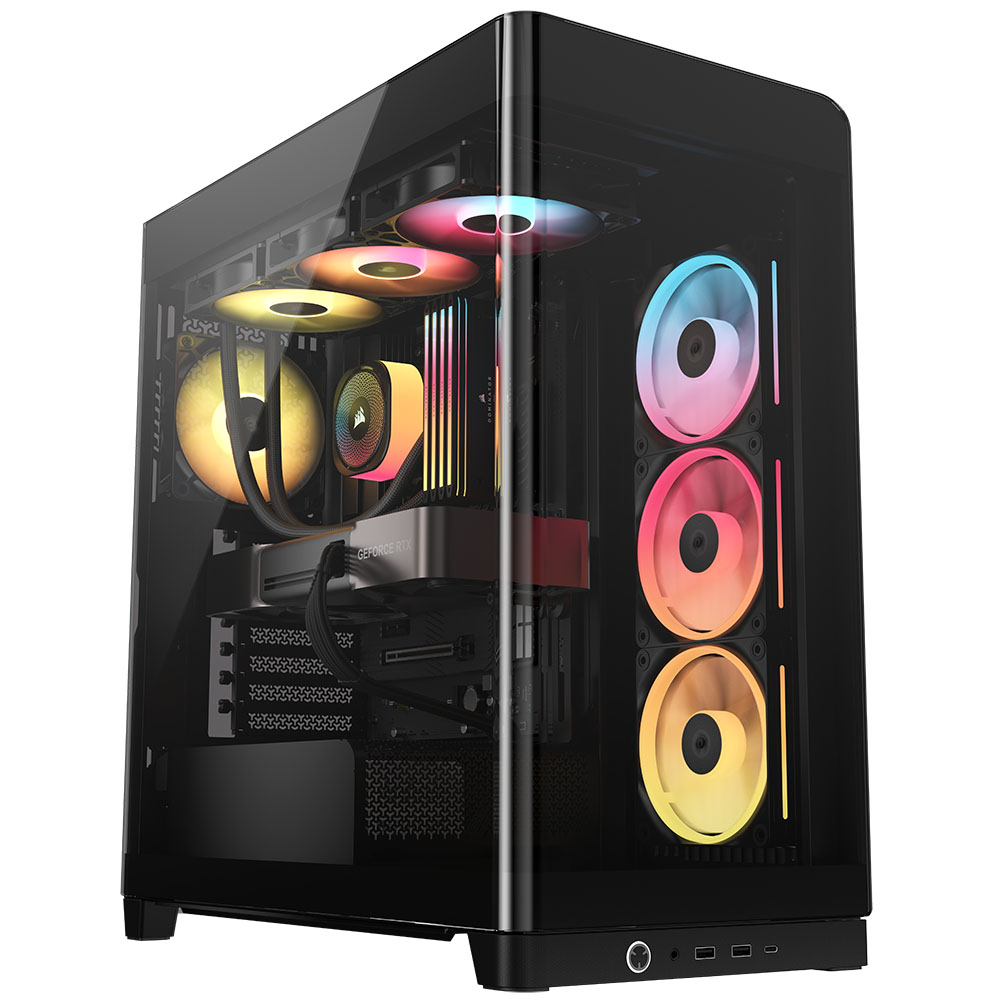 Corsair - Caixa E-ATX Corsair 4500X LX-R RGB Preto Vidro Temperado