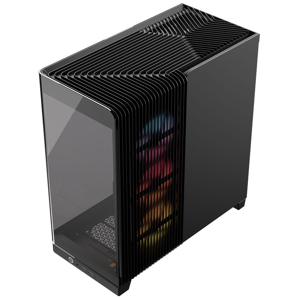 Corsair - Caixa E-ATX Corsair 4500X LX-R RGB Preto Vidro Temperado