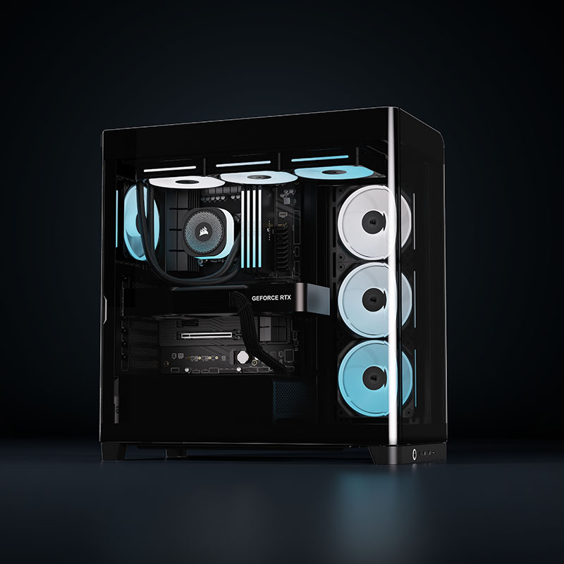 Corsair - Caixa E-ATX Corsair 4500X LX-R RGB Preto Vidro Temperado