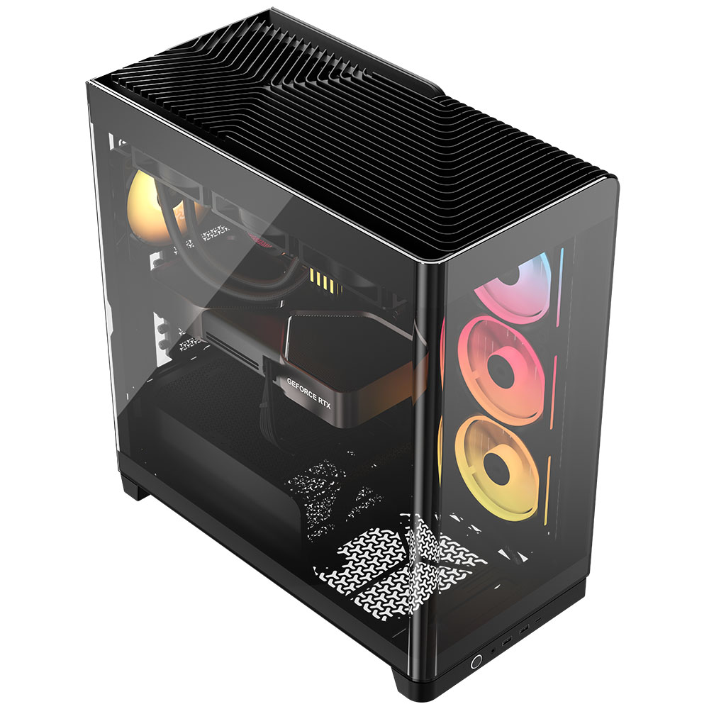 Corsair - Caixa E-ATX Corsair 4500X LX-R RGB Preto Vidro Temperado