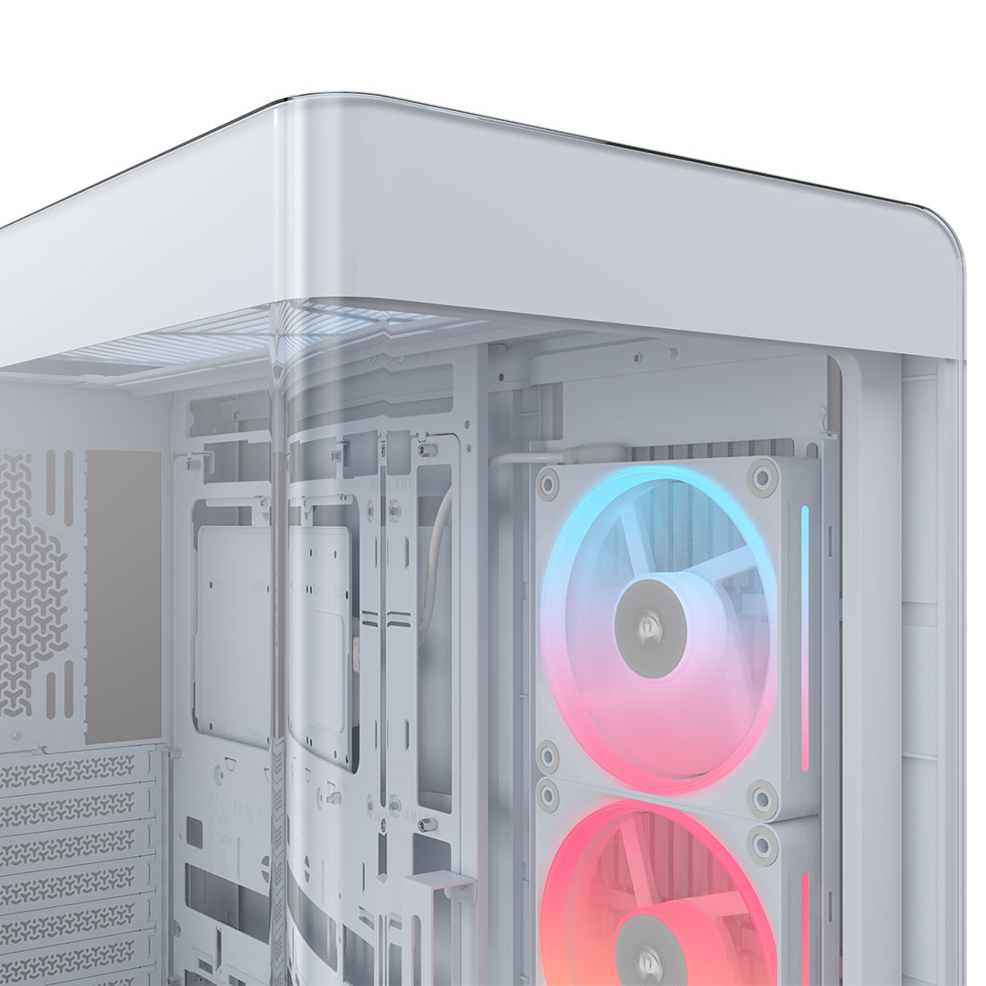 Corsair - Caixa E-ATX Corsair 4500X LX-R RGB Branca Vidro Temperado