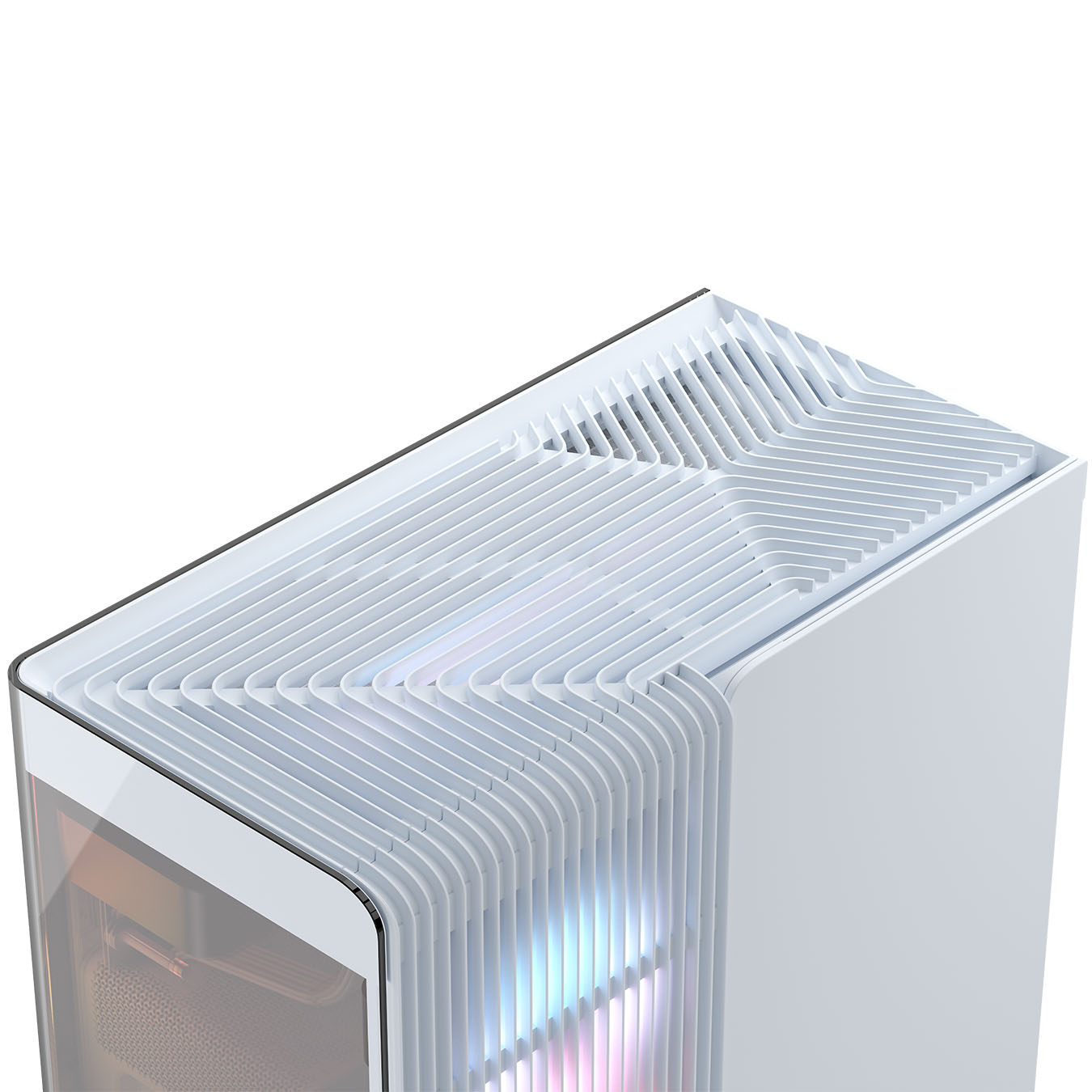 Corsair - Caixa E-ATX Corsair 4500X LX-R RGB Branca Vidro Temperado