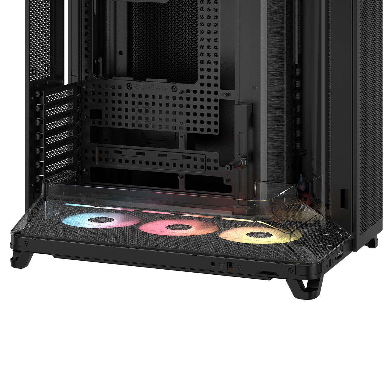 Corsair - Caixa E-ATX Corsair AIR 5400 RS-R ARGB Preto Vidro Temperado