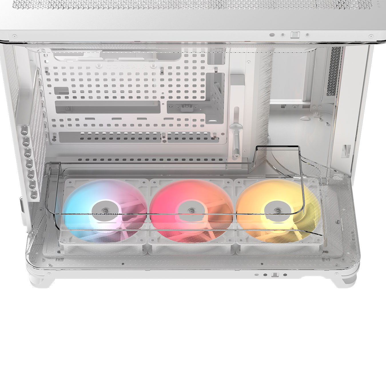 Corsair - Caixa E-ATX Corsair AIR 5400 RS-R ARGB Branca Vidro Temperado