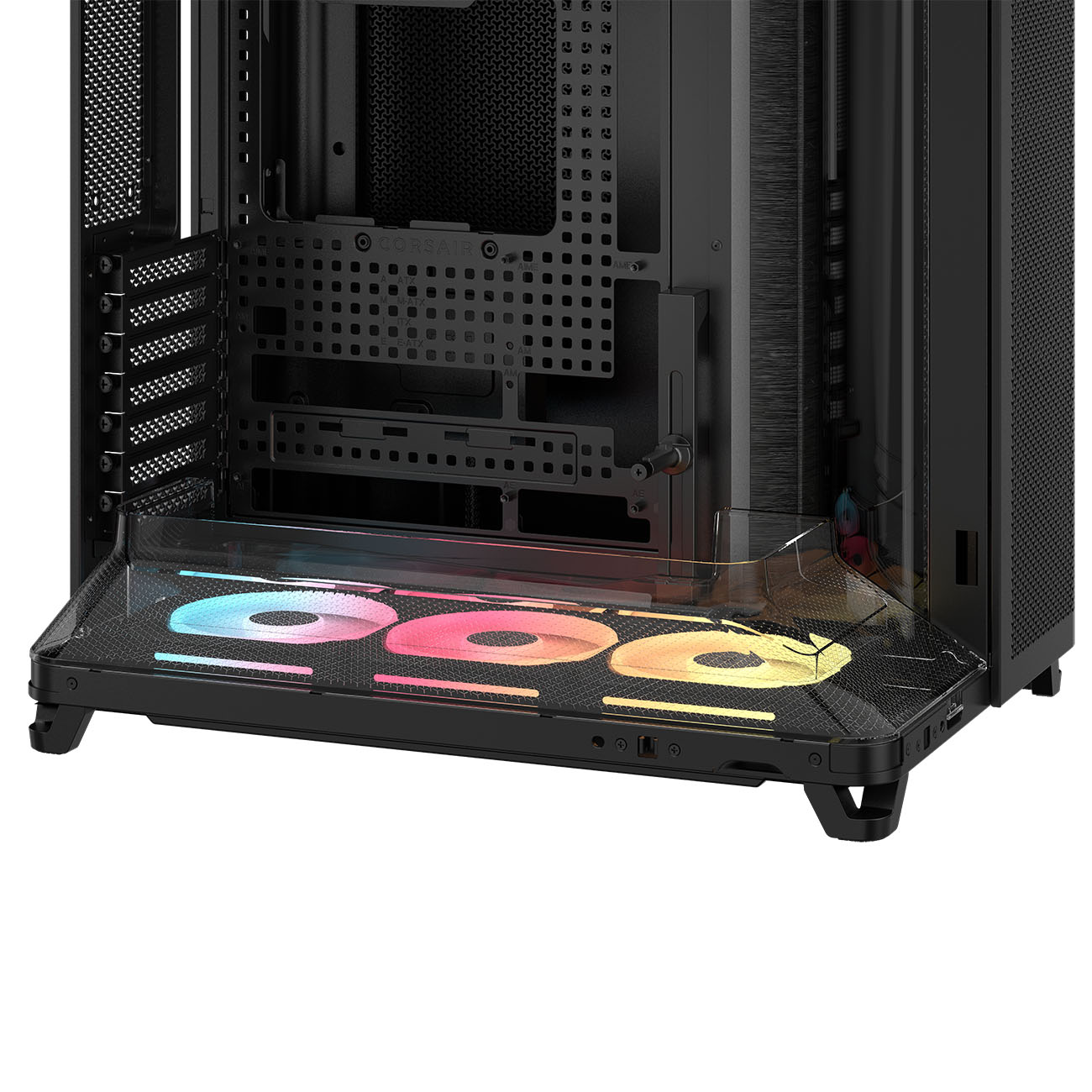 Corsair - Caixa E-ATX Corsair AIR 5400 LX-R Link Preto Vidro Temperado