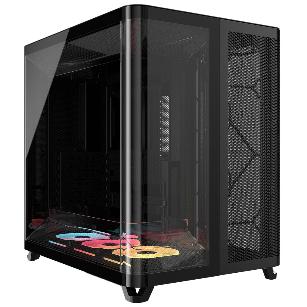 Picture of Picture of Caixa E-ATX Corsair AIR 5400 LX-R Link Preto Vidro Temperado