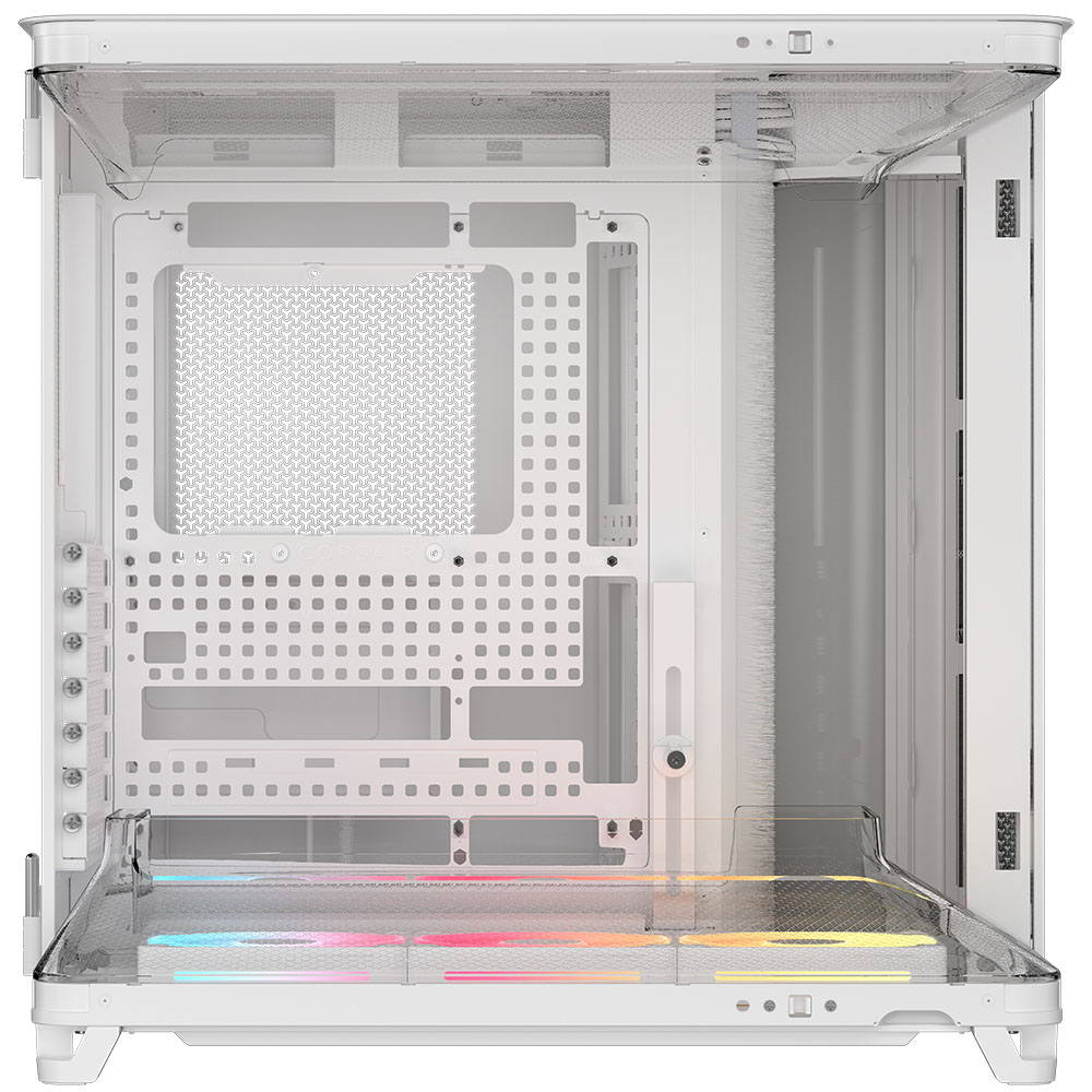 Corsair - Caixa E-ATX Corsair AIR 5400 LX-R Link Branca Vidro Temperado