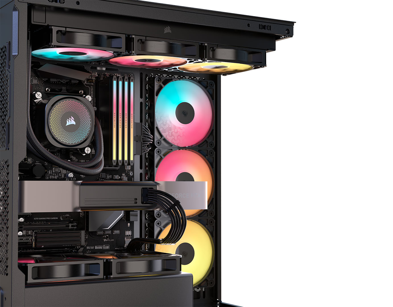 Corsair - Caixa E-ATX Corsair 3500X RSR ARGB Preto Vidro Temperado