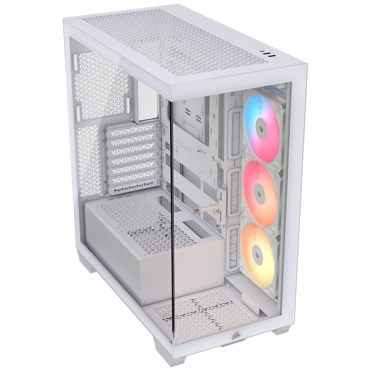 Corsair - Caixa E-ATX Corsair 3500X RSR ARGB Branca Vidro Temperado