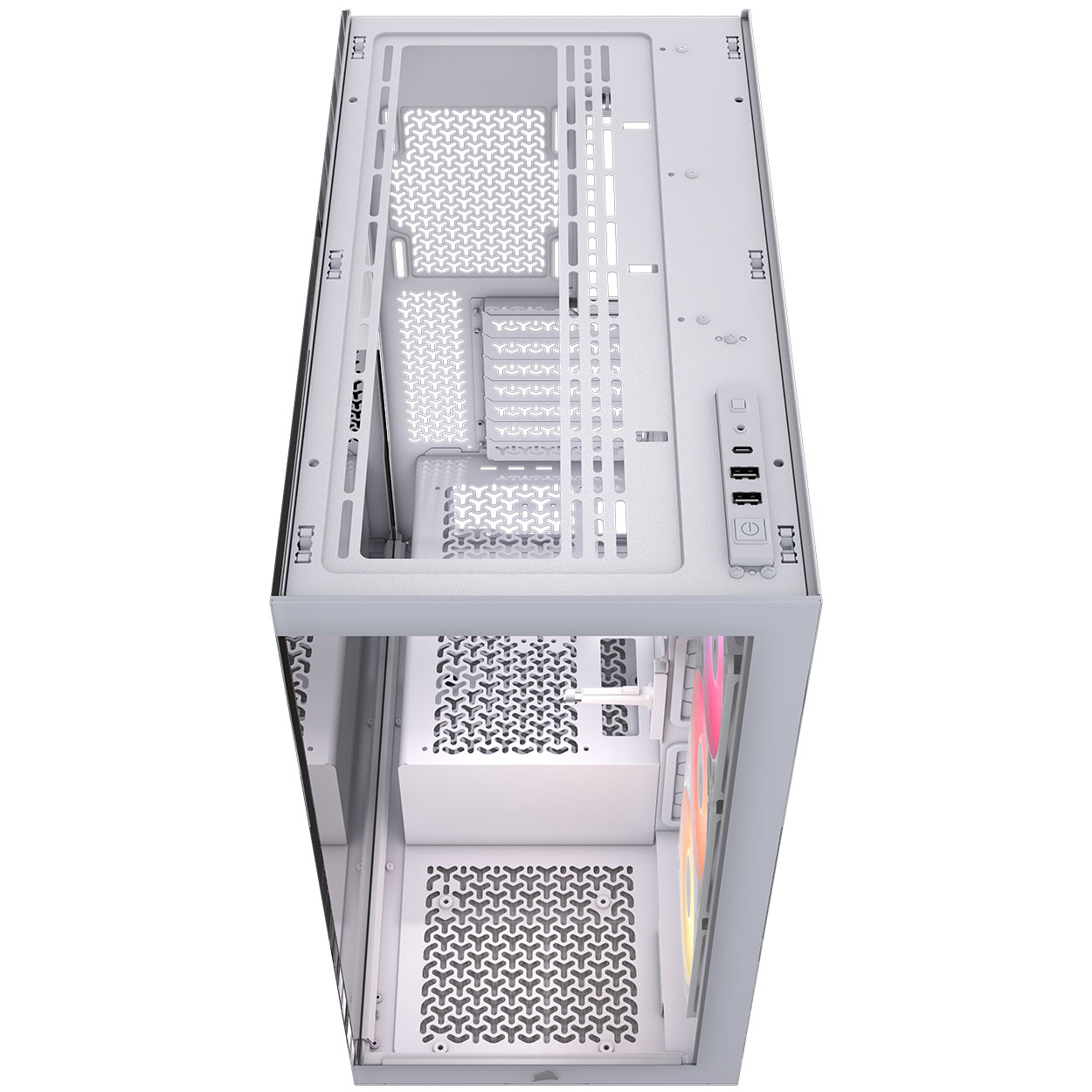 Corsair - Caixa E-ATX Corsair 3500X RSR ARGB Branca Vidro Temperado