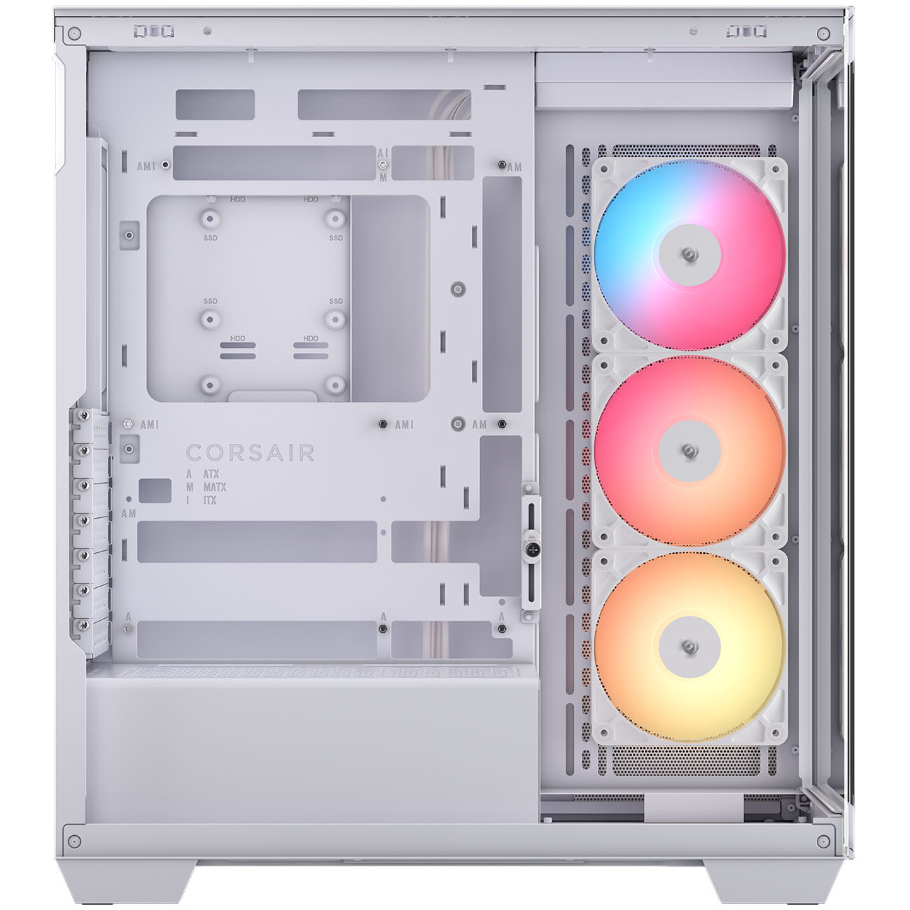 Corsair - Caixa E-ATX Corsair 3500X RSR ARGB Branca Vidro Temperado