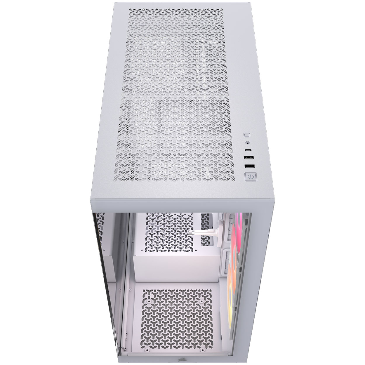 Corsair - Caixa E-ATX Corsair 3500X RSR ARGB Branca Vidro Temperado