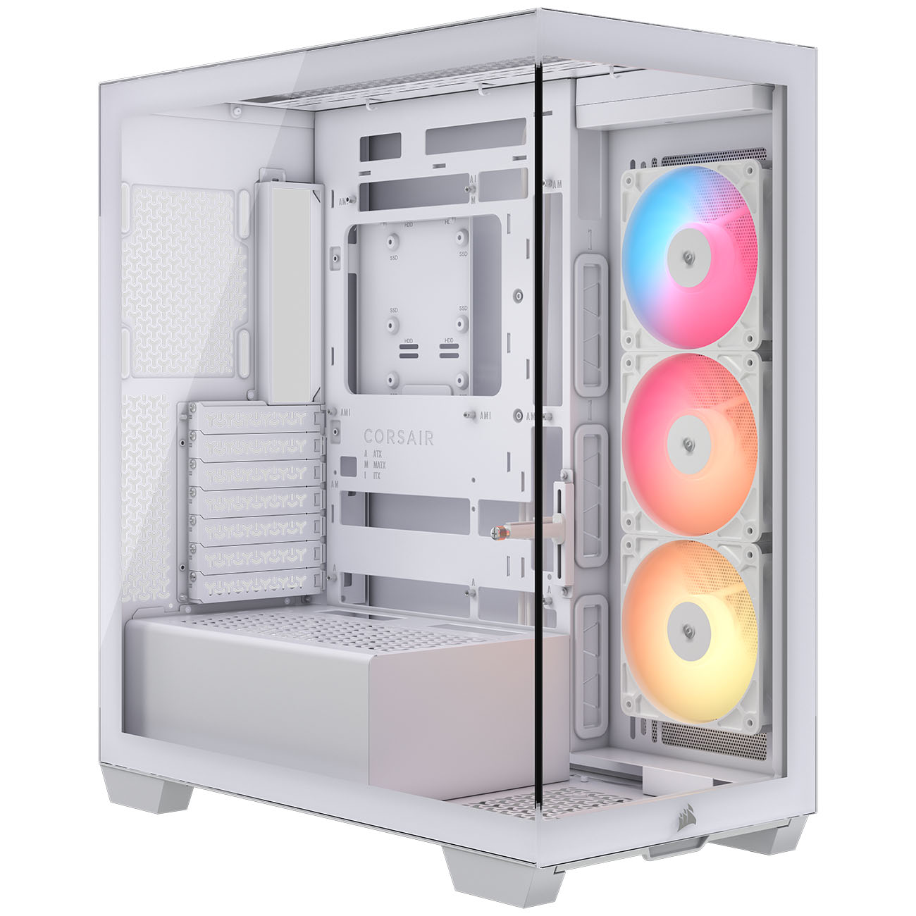 Picture of Picture of Caixa E-ATX Corsair 3500X RSR ARGB Branca Vidro Temperado
