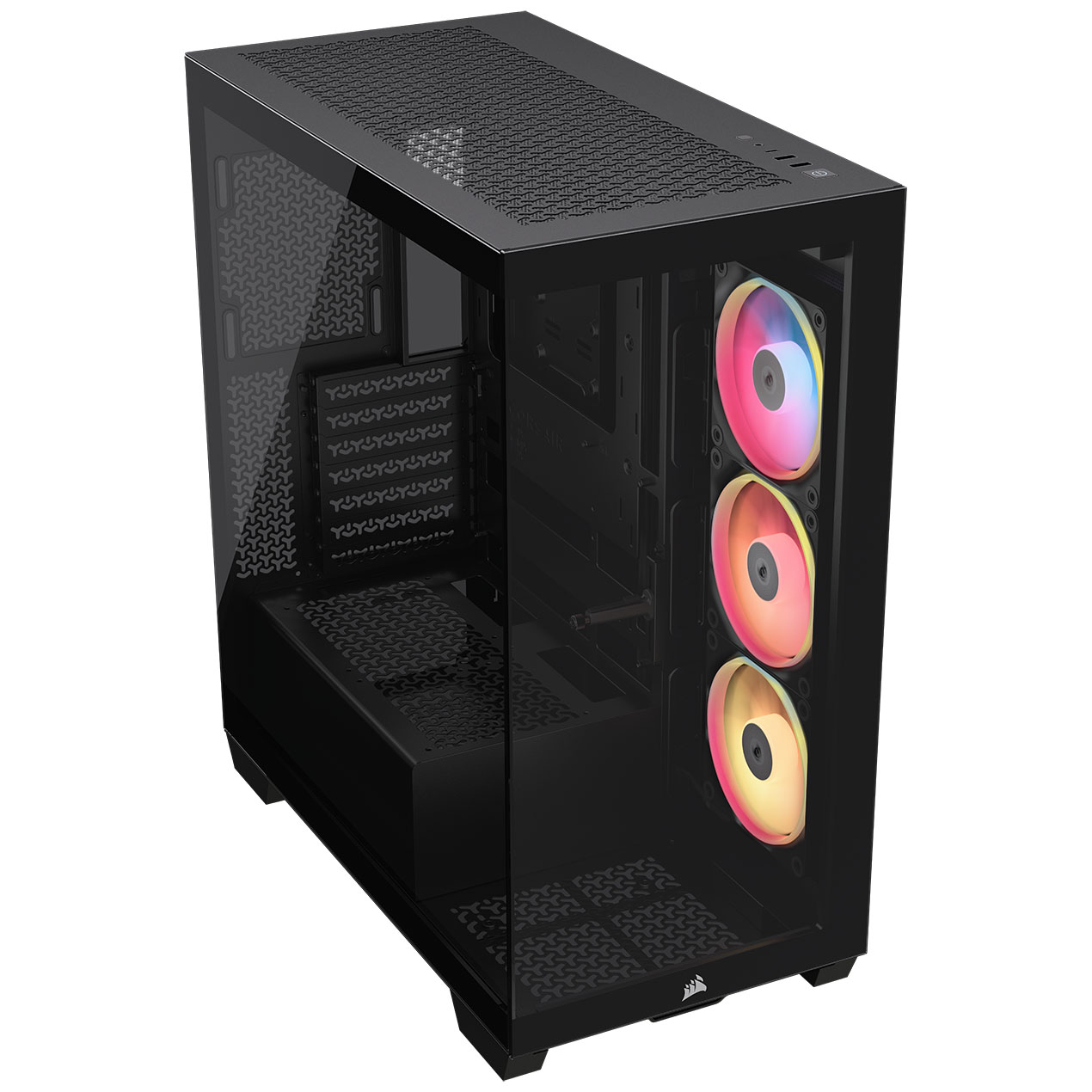 Corsair - Caixa E-ATX Corsair 3500X LXR Link RGB Preto Vidro Temperado