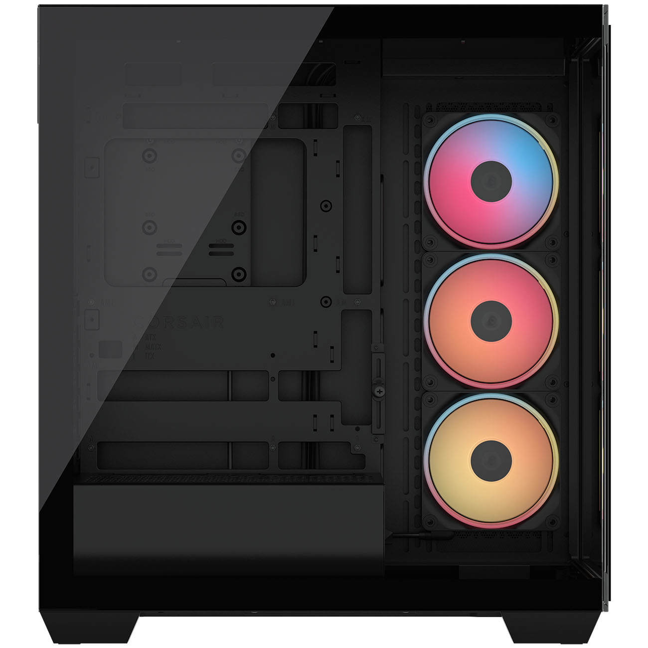 Corsair - Caixa E-ATX Corsair 3500X LXR Link RGB Preto Vidro Temperado