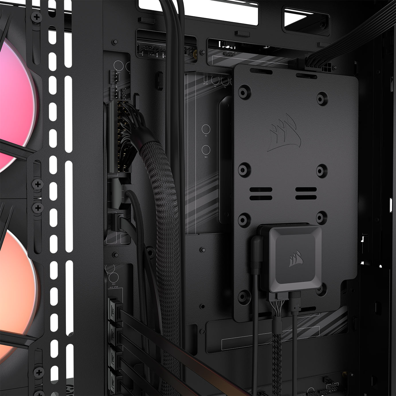 Corsair - Caixa E-ATX Corsair 3500X LXR Link RGB Preto Vidro Temperado