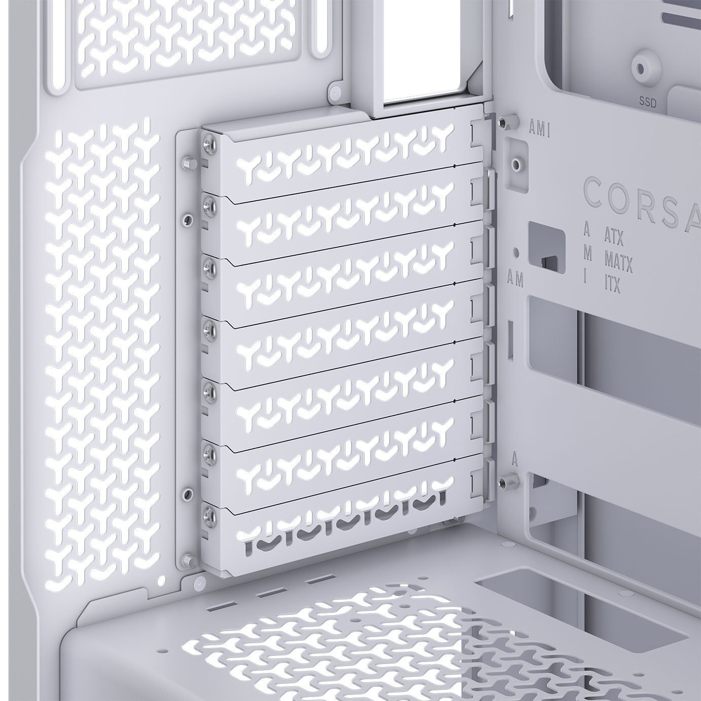 Corsair - Caixa E-ATX Corsair 3500X LXR Link RGB Branca Vidro Temperado