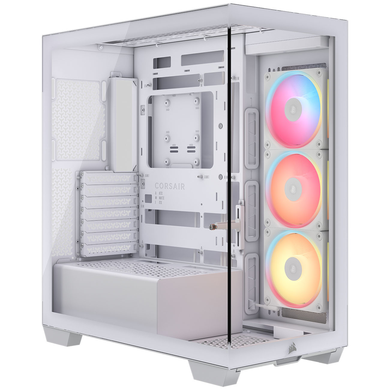 Picture of Picture of Caixa E-ATX Corsair 3500X LXR Link RGB Branca Vidro Temperado