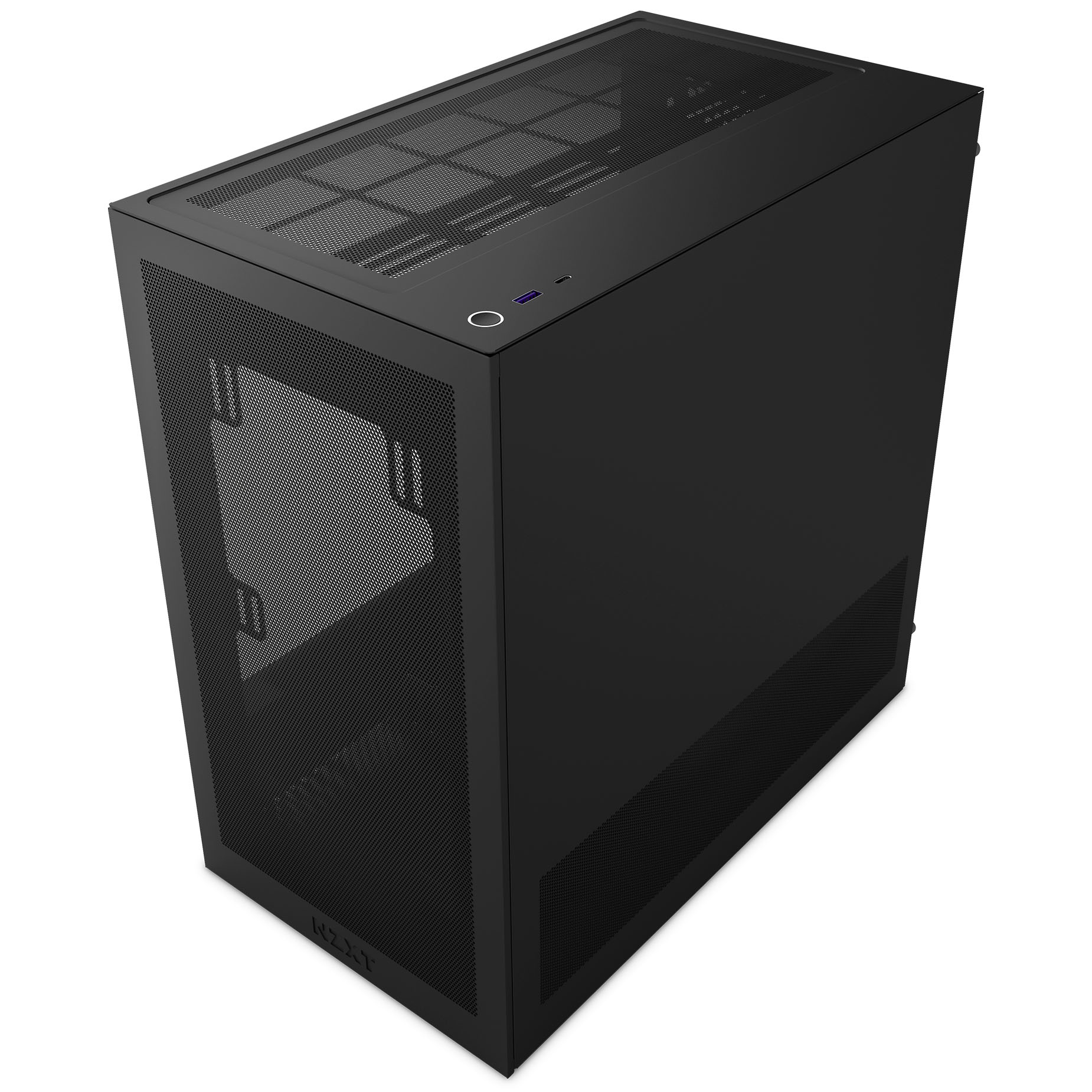NZXT - Caixa Micro-ATX NZXT H3 Flow Preta Vidro Temperado