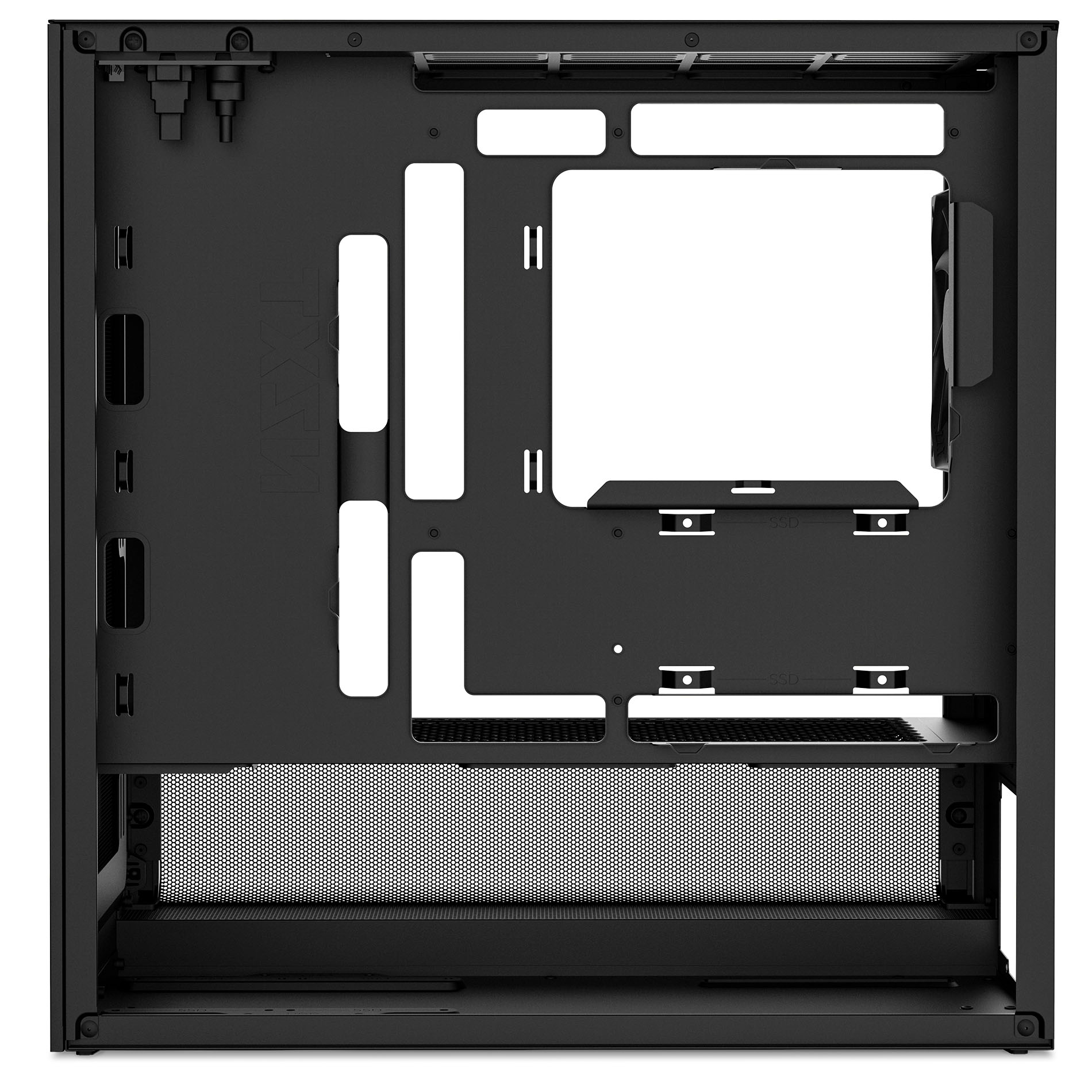 NZXT - Caixa Micro-ATX NZXT H3 Flow Preta Vidro Temperado