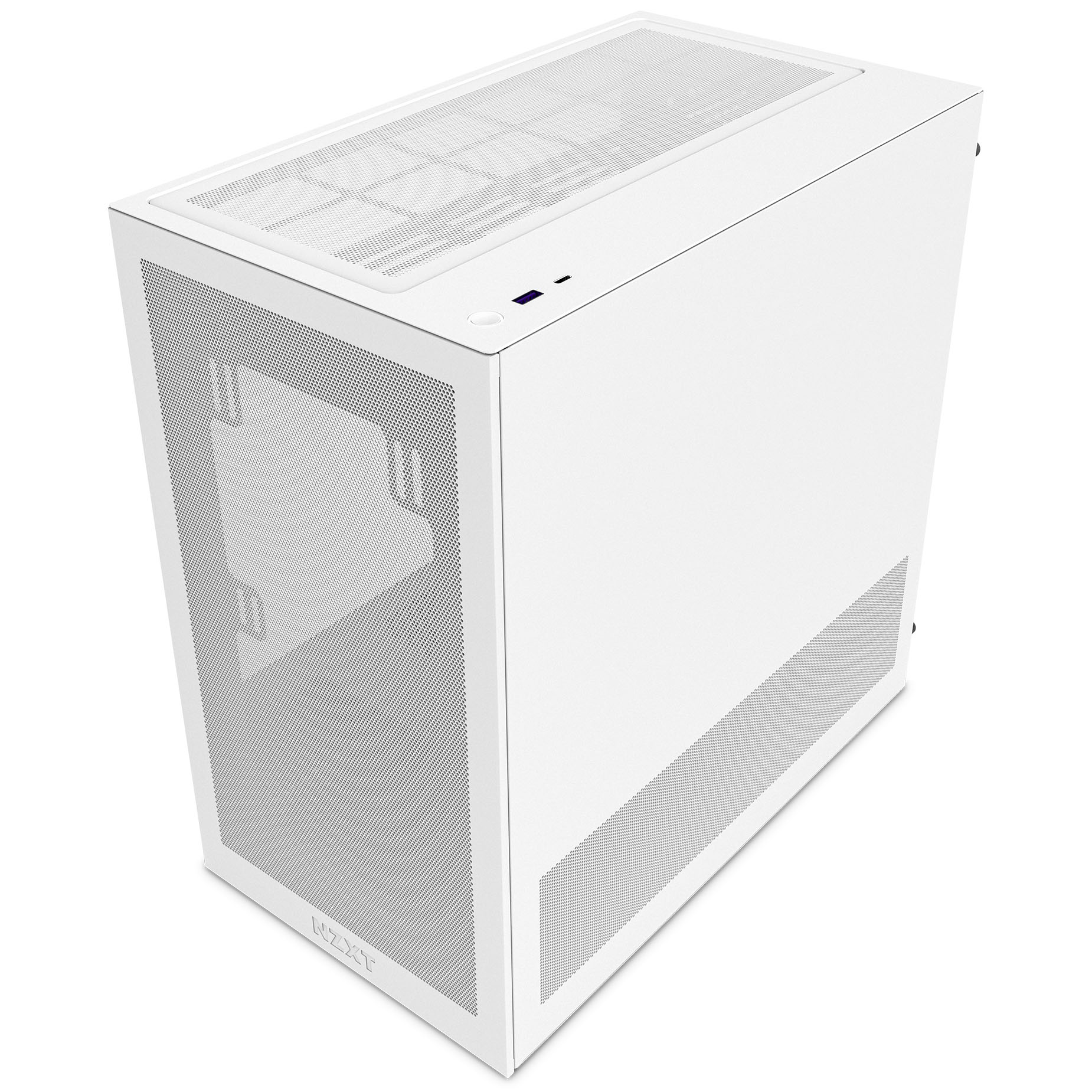 NZXT - Caixa Micro-ATX NZXT H3 Flow Branca Vidro Temperado