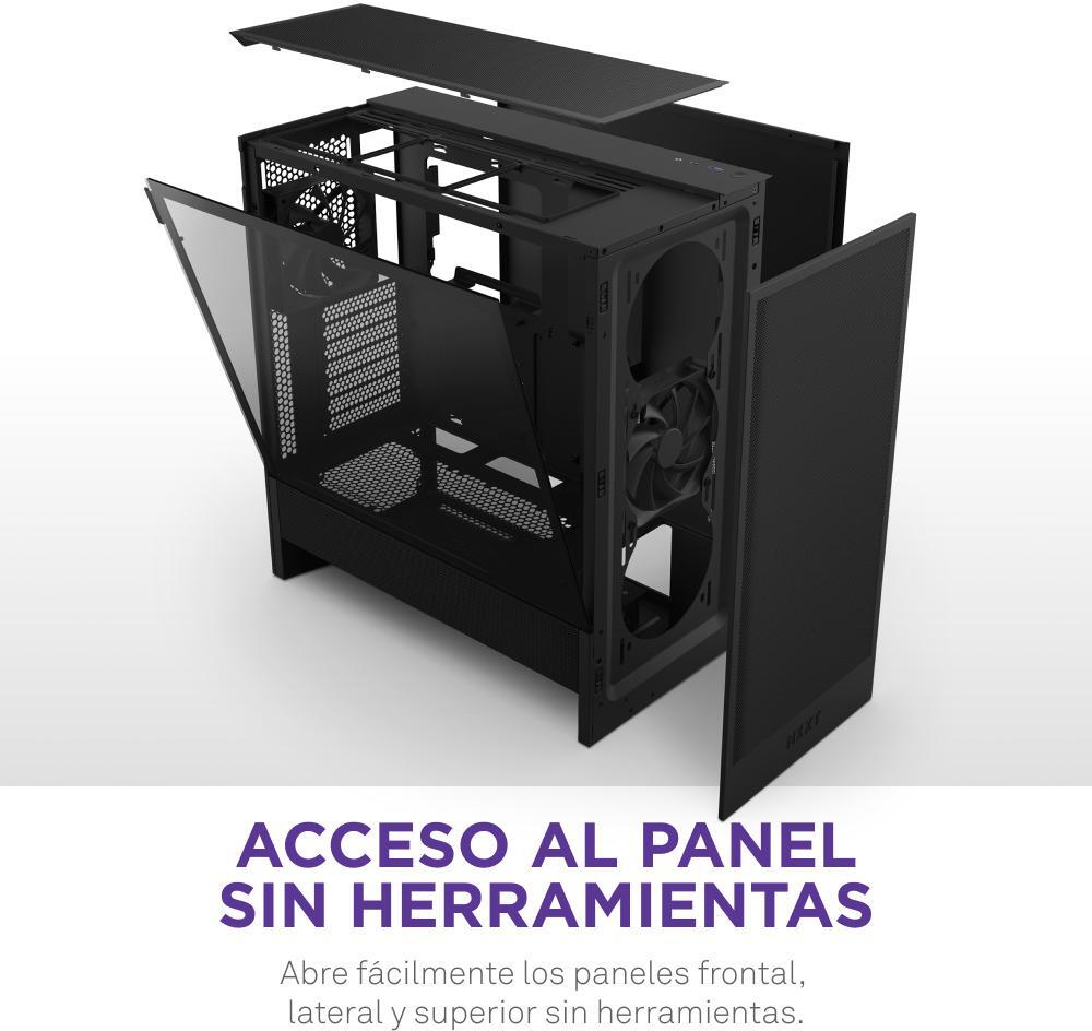 Picture of Picture of Caixa ATX NZXT H5 Flow Compact Preta