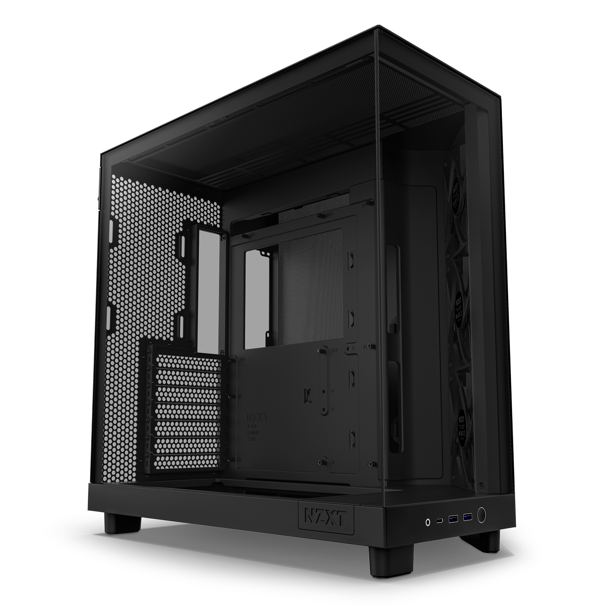 NZXT - Caixa ATX NZXT H6 Flow Preta Vidro Temperado