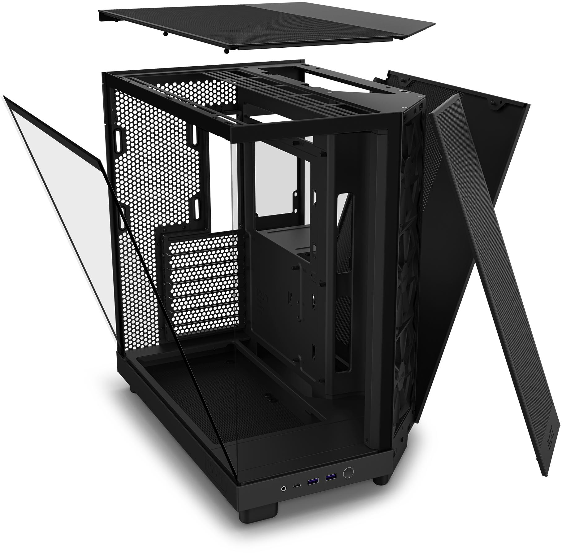 NZXT - Caixa ATX NZXT H6 Flow Preta Vidro Temperado