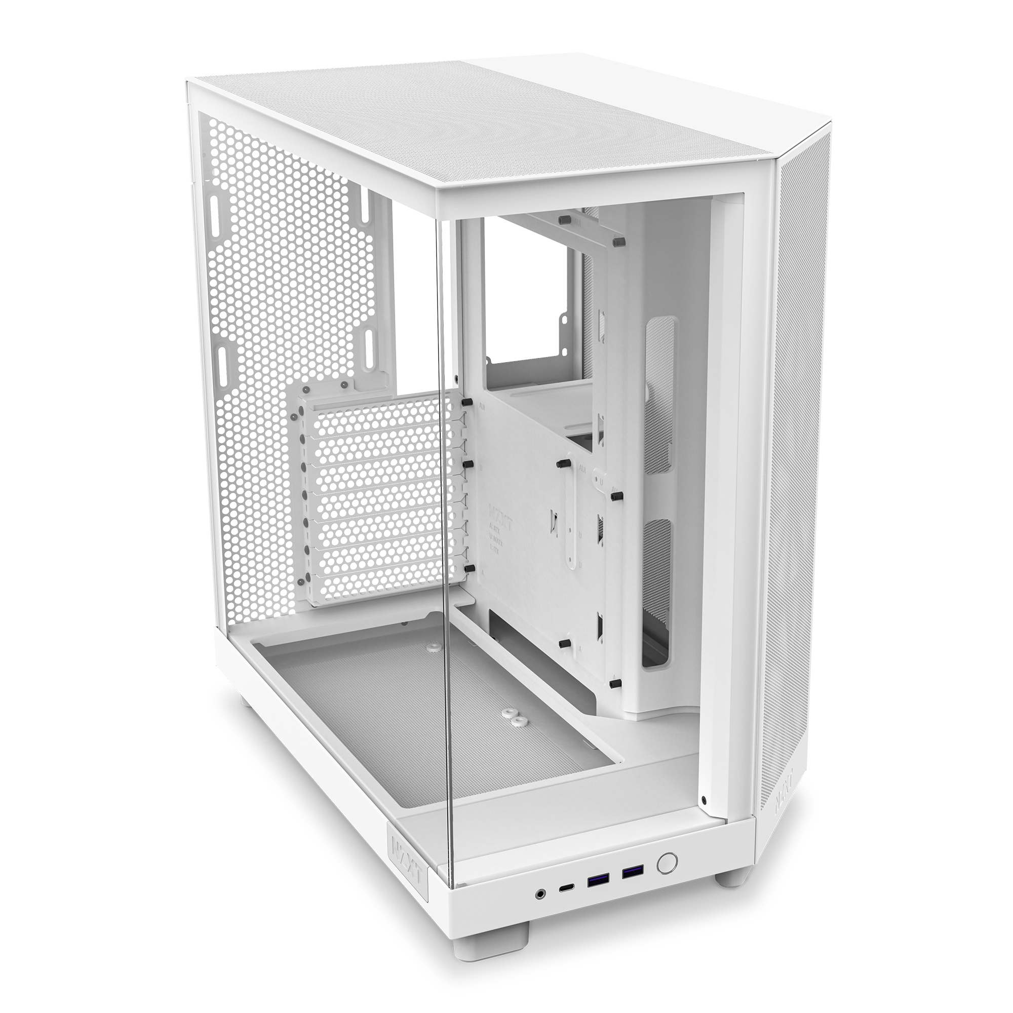 NZXT - Caixa ATX NZXT H6 Flow Branca Vidro Temperado
