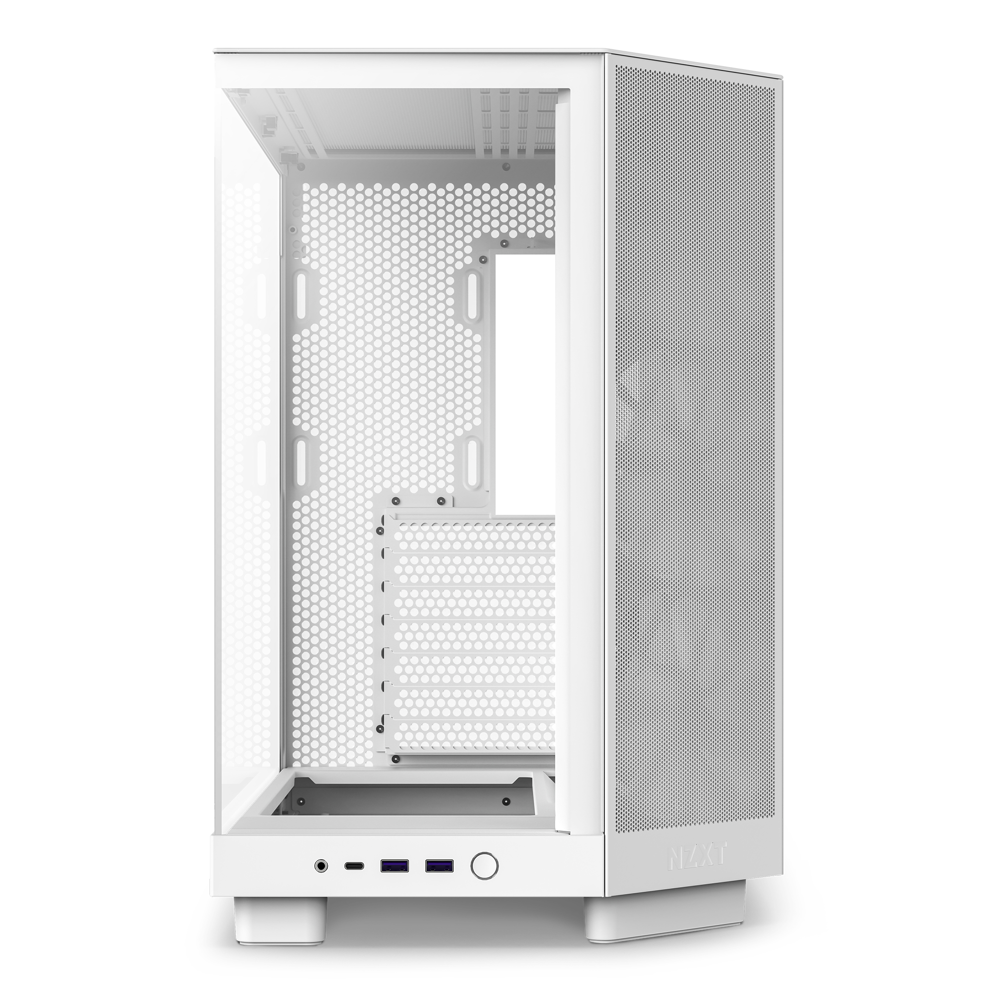 Picture of Picture of Caixa ATX NZXT H6 Flow Branca Vidro Temperado